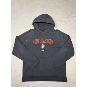 Under Armour Men's Black Northeastern Huskies All Day Fleece Hoodie Size Large